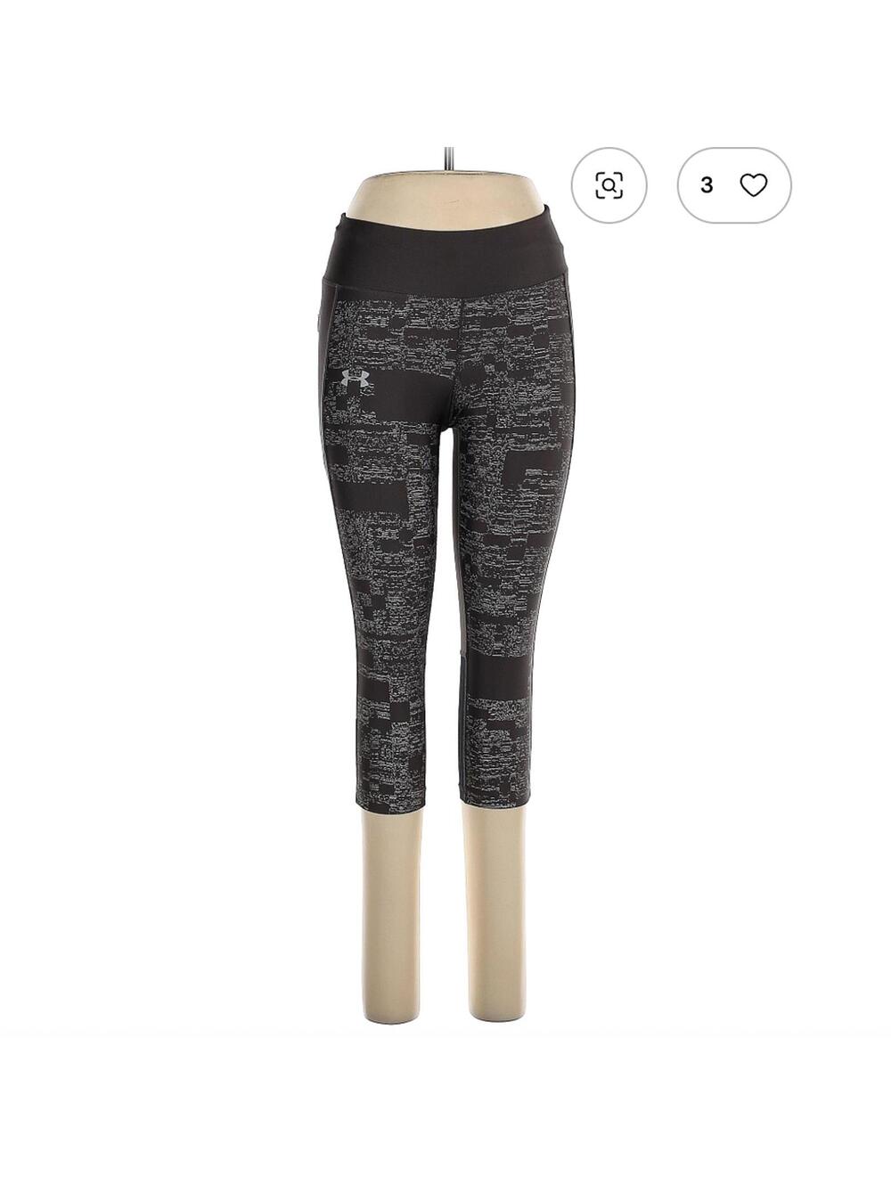 Under Armour Gray Active Pants Size M Leggings